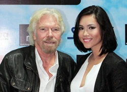 Á hậu Hoàng My gặp tỷ phú Anh Richard Branson