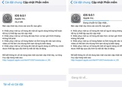 Apple bất ngờ tung ra bản iOS 9.0.1