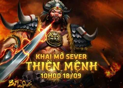 Bá Tam Quốc chính thức Open Beta ngày 18/09, tặng giftcode giá trị