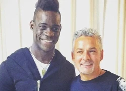 Balotelli &#8216;diện kiến&#8217; huyền thoại Roberto Baggio