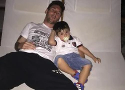 Bạn gái Messi hé lộ hình ảnh đầu tiên của con trai mới sinh