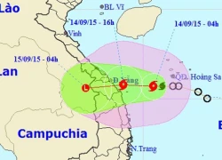 Bão hướng vào Đà Nẵng - Quảng Ngãi