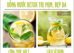 Các phương pháp detox nhanh - bổ - rẻ cho da sáng mịn, sạch mụn