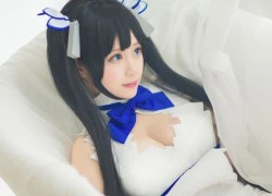 Cosplay Hestia cực dễ thương trong truyện tranh DanMachi