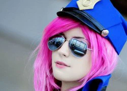 Cùng ngắm cosplay Vi cực gợi cảm trong Liên Minh Huyền Thoại