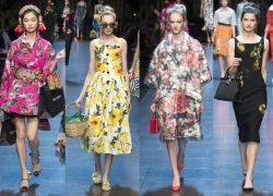 Dolce & Gabbana mê hoặc khán giả bằng thiết kế sắc màu