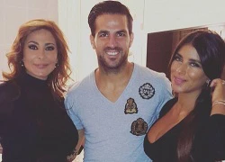 Fabregas đi ăn tối với ca sĩ Lebanon