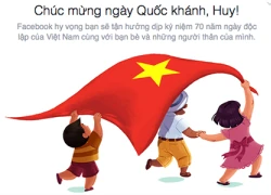 Facebook mừng Quốc khánh Việt Nam