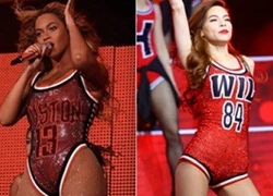 Hà Hồ dính nghi án &#8216;nhái&#8217; trang phục và vũ đạo của Beyoncé