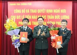 Hai Phó Tổng Thanh tra Chính phủ nghỉ hưu