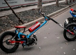 Honda Cub độ phong cách siêu nhân độc đáo ở Sài Gòn