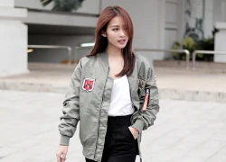 Khả Ngân cá tính với street style mùa thu