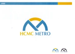 Logo hệ thống metro TP HCM có hình búp sen