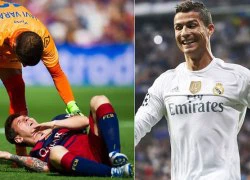 Messi chấn thương, C. Ronaldo nhận giải cầu thủ khỏe nhất