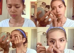 Minh Tú trổ tài 'biến hình' bằng make up