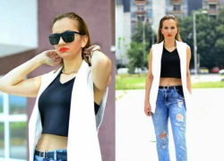 Mix crop-top thế nào cho ngày thu se lạnh