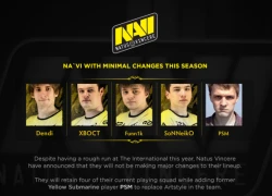 Natus Vincere chính thức công bố đội hình mới