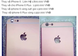 Nở rộ dịch vụ thay vỏ biến iPhone 6 thành iPhone 6s hồng