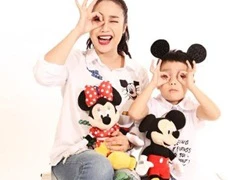 Ốc Thanh Vân diện trang phục Mickey xì tin