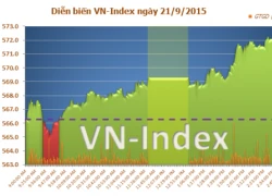 Phiên giao dịch chiều 21/9:Lực cầu tăng mạnh, VN-Index tăng gần 6 điểm