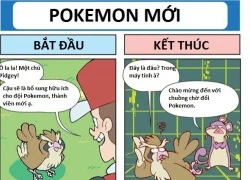 Sự khác biệt khi bắt đầu và kết thúc Pokemon