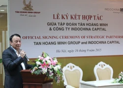 Tân Hoàng Minh ký hợp tác chiến lược với Indochina finance