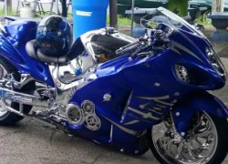 "Thần gió" Suzuki Hayabusa độ khủng full crom siêu chất