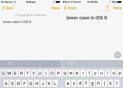 Thay đổi bàn phím chữ thường, chữ hoa trên iOS 9