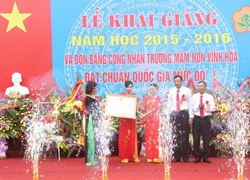 Trường quê đón Bằng chuẩn quốc gia mức độ I