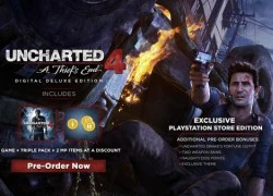 Uncharted 4: A Thief's End ấn định ngày ra mắt cùng phiên bản đặc biệt