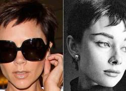 Victoria Beckham gây chú ý với tóc mái mới như Audrey Hepburn