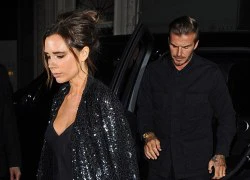 Vợ chồng Becks ton sur ton trong tiệc chiêu đãi