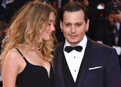 Vợ chồng Johnny Depp tình tứ trên thảm đỏ