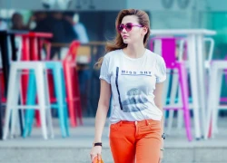 Võ Hoàng Yến với street style trẻ trung, khoẻ khoắn