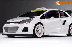 Xem xế nhỏ Kia Rio lên đời chuẩn bị cho giải đua Rallycross