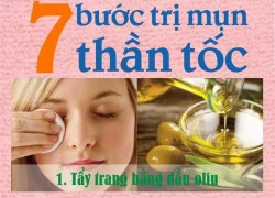 7 bước trị mụn thần tốc