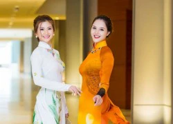 Á hậu Hoàng Anh, Diễm Trang đọ sắc trong tà áo dài