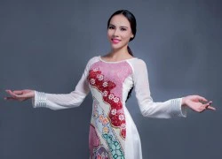 Áo dài của Lệ Quyên diện tại Miss Grand International