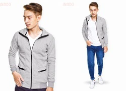 Áo khoác nỉ nam Gray Fashion