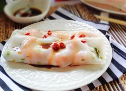 [Chế biến] - Bánh cuốn hấp nhân tôm đơn giản mà ngon