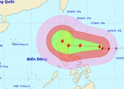 Bão Koppu hướng vào biển Đông