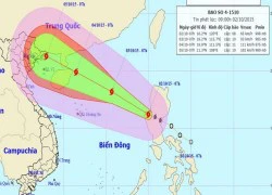 Bão số 4 giật cấp 10 tiến vào Biển Đông, diễn biến phức tạp