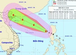 Bão số 4 mạnh thêm, giật cấp 11
