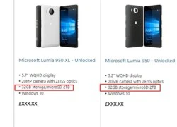 Bộ đôi Lumia 950 chính thức lộ diện