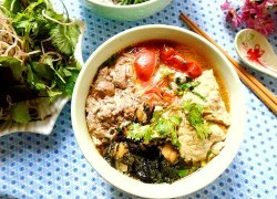 [Chế biến] - Bún riêu ốc nóng hổi chào bữa sáng