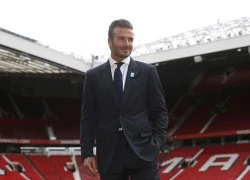 David Beckham rạng rỡ trở lại Old Trafford