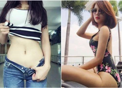 Diệp Lâm Anh khoe dáng cực hot với vòng eo thon, nếp gấp đùi