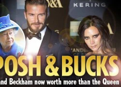 Gia đình Beckham giàu hơn cả Nữ hoàng Anh