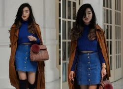 Hot blogger phối đồ thu thế nào?