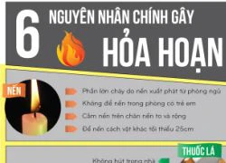 [Infographic] Gặp hỏa hoạn, làm gì khi không có lối thoát?